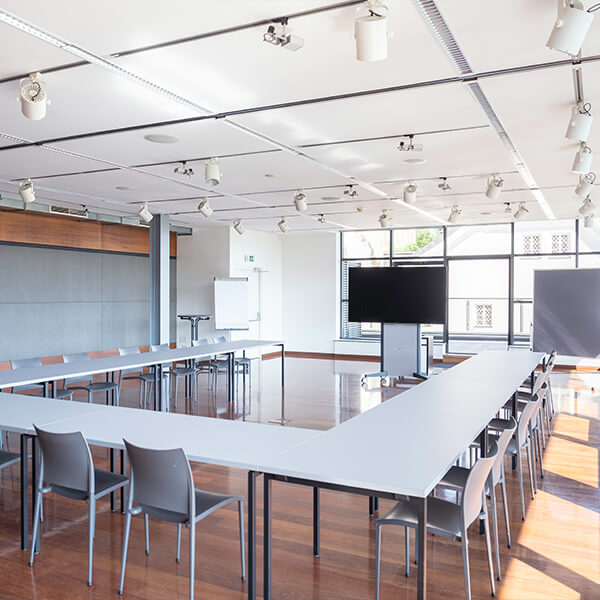 Tagung, Präsentation, Raum Mülln, Loft, Tagung U-Form Bestuhlung